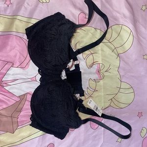 Aerie Bra NWT black lace in 38C